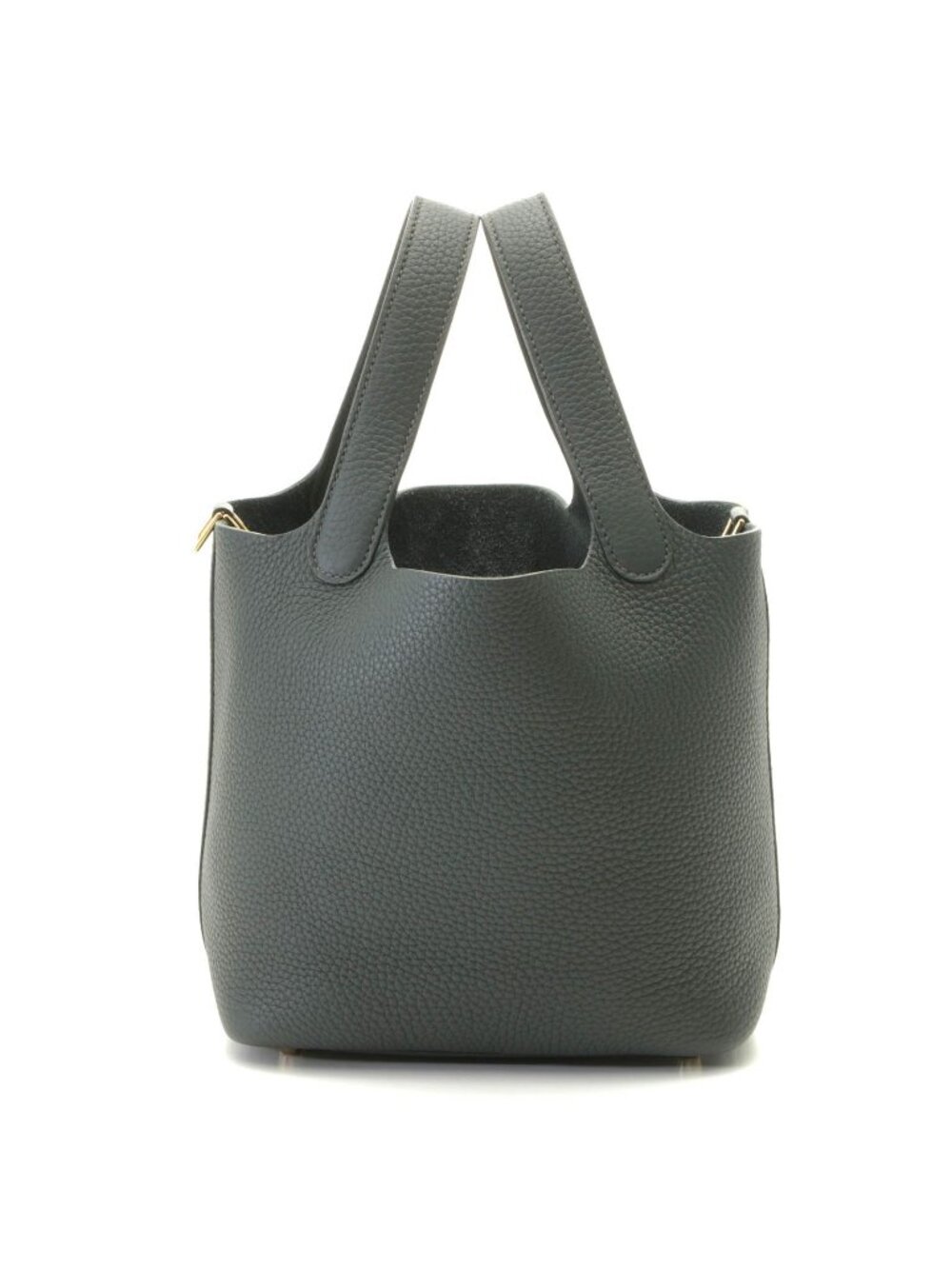 Hermes Picotin Lock PM Vert Mangrove Tote Bag Taurillon Clemence